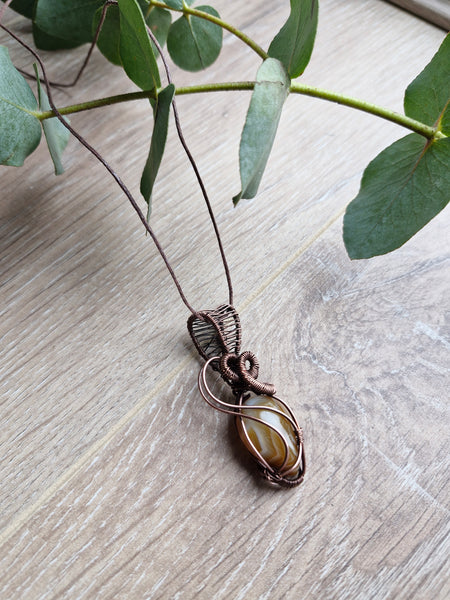 Striped Agate Pendant