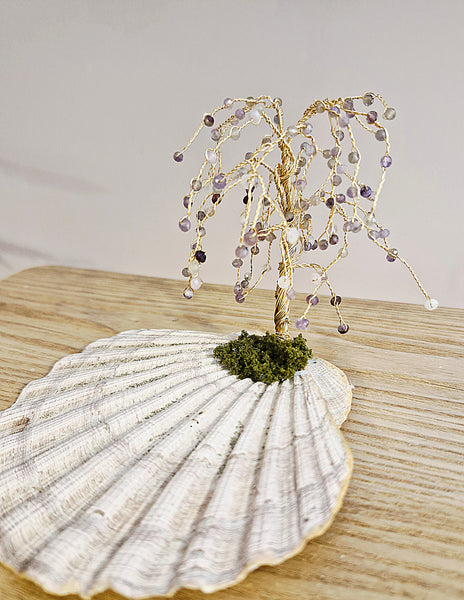 Amethyst willow tree of life