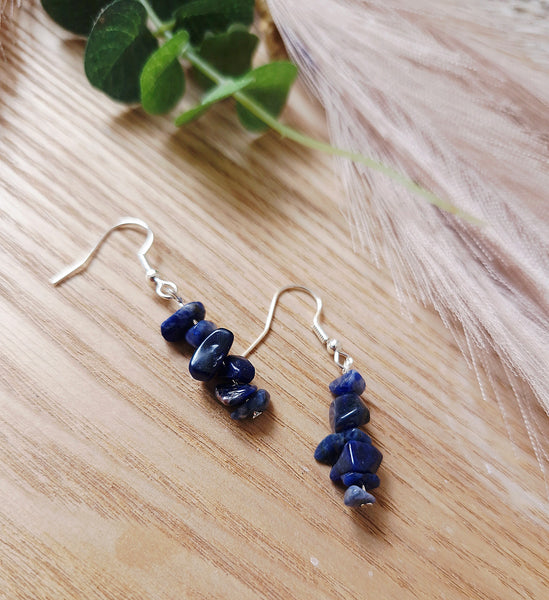 Sodalite Chip Earrings