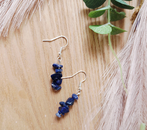Sodalite Chip Earrings