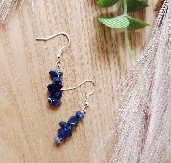 Sodalite Chip Earrings