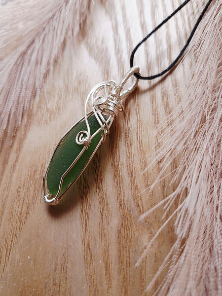 Sea whirl - Seaglass Necklace