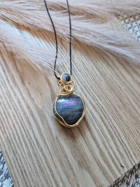 Labradorite heart Pendant