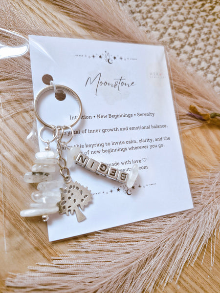 Moonstone (begin) keyring