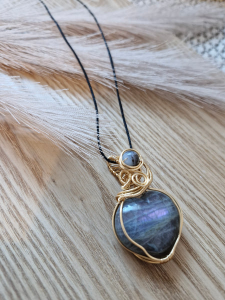 Labradorite heart Pendant